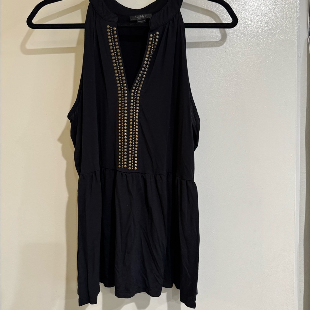 Belldini Black Embellished Tank Top
